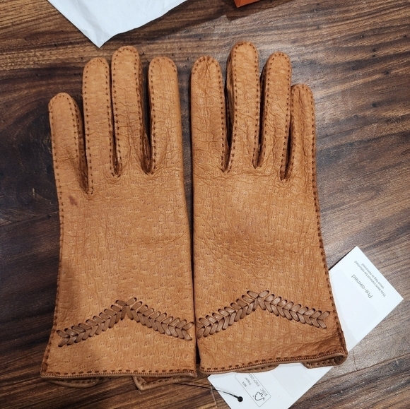 Hermès Leather gloves